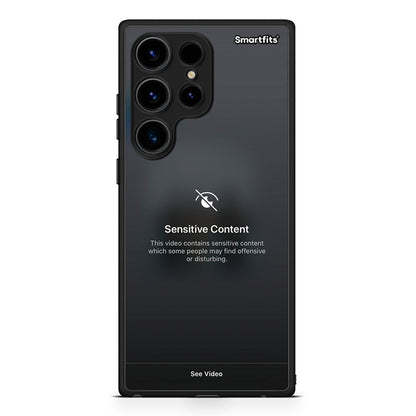 Θήκη Samsung Galaxy S24 Ultra Sensitive Content από τη Smartfits με σχέδιο στο πίσω μέρος και μαύρο περίβλημα | Samsung Galaxy S24 Ultra Sensitive Content Case with Colorful Back and Black Bezels