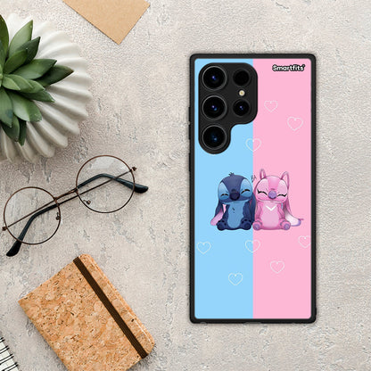 Θήκη Samsung Galaxy S24 Ultra Stitch And Angel από τη Smartfits με σχέδιο στο πίσω μέρος και μαύρο περίβλημα | Samsung Galaxy S24 Ultra Stitch And Angel Case with Colorful Back and Black Bezels