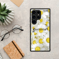 Thumbnail for Θήκη Samsung Galaxy S24 Ultra Summer Daisies από τη Smartfits με σχέδιο στο πίσω μέρος και μαύρο περίβλημα | Samsung Galaxy S24 Ultra Summer Daisies Case with Colorful Back and Black Bezels