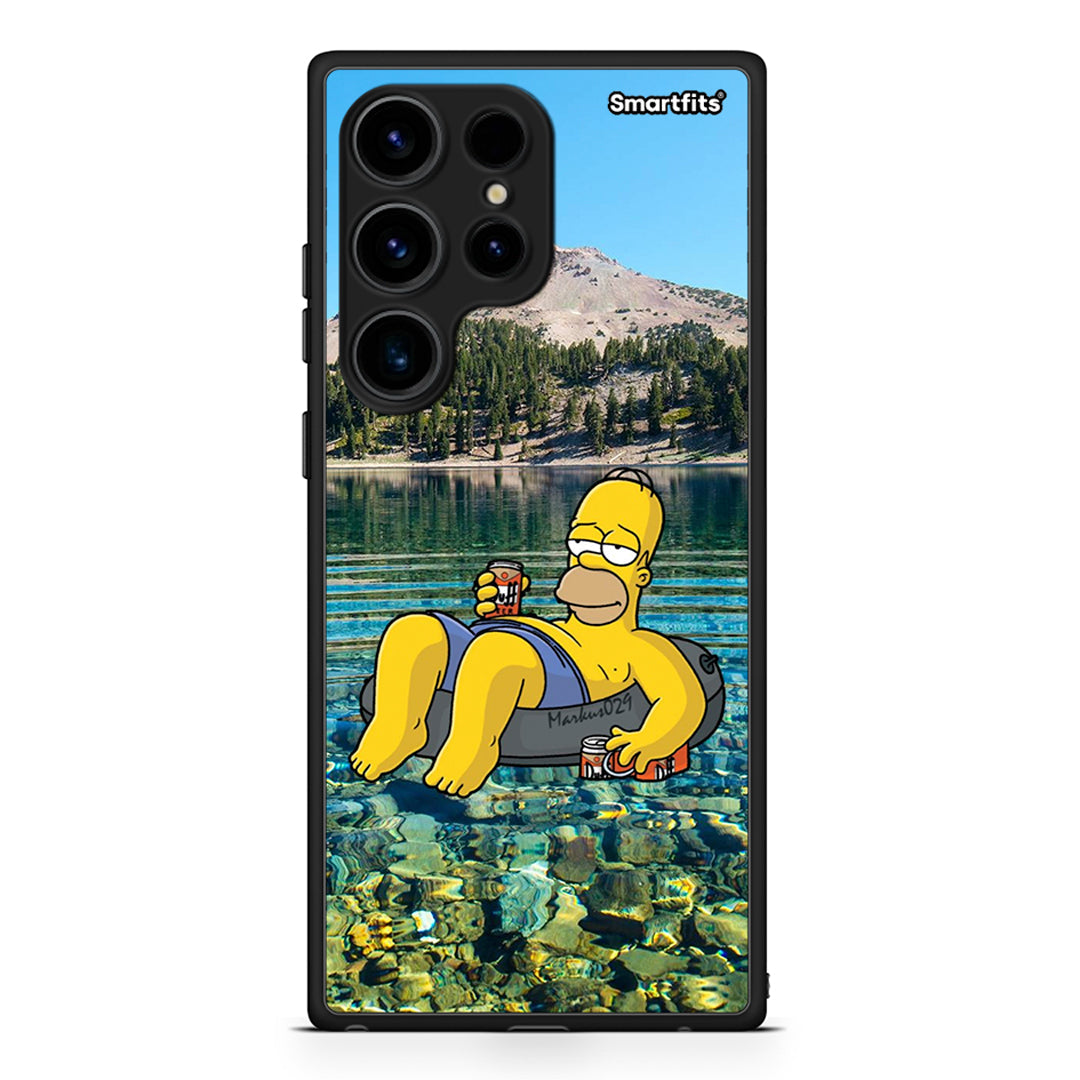 Θήκη Samsung Galaxy S24 Ultra Summer Happiness από τη Smartfits με σχέδιο στο πίσω μέρος και μαύρο περίβλημα | Samsung Galaxy S24 Ultra Summer Happiness Case with Colorful Back and Black Bezels