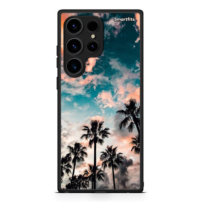 Θήκη Samsung Galaxy S24 Ultra Summer Sky από τη Smartfits με σχέδιο στο πίσω μέρος και μαύρο περίβλημα | Samsung Galaxy S24 Ultra Summer Sky Case with Colorful Back and Black Bezels