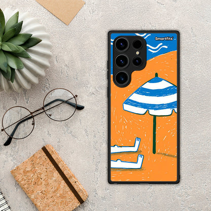 Θήκη Samsung Galaxy S24 Ultra Summering από τη Smartfits με σχέδιο στο πίσω μέρος και μαύρο περίβλημα | Samsung Galaxy S24 Ultra Summering Case with Colorful Back and Black Bezels