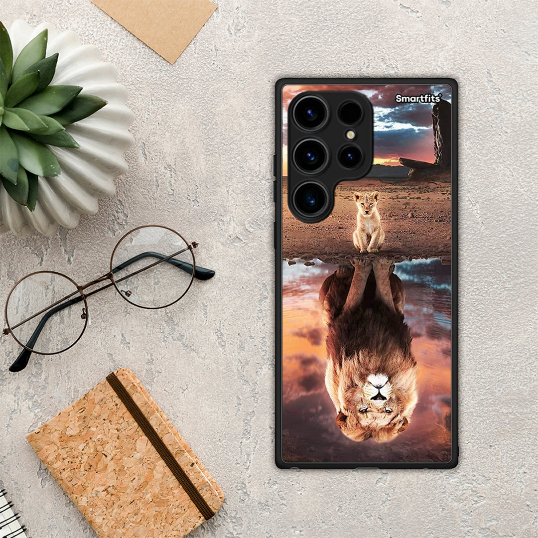 Θήκη Samsung Galaxy S24 Ultra Sunset Dreams από τη Smartfits με σχέδιο στο πίσω μέρος και μαύρο περίβλημα | Samsung Galaxy S24 Ultra Sunset Dreams Case with Colorful Back and Black Bezels