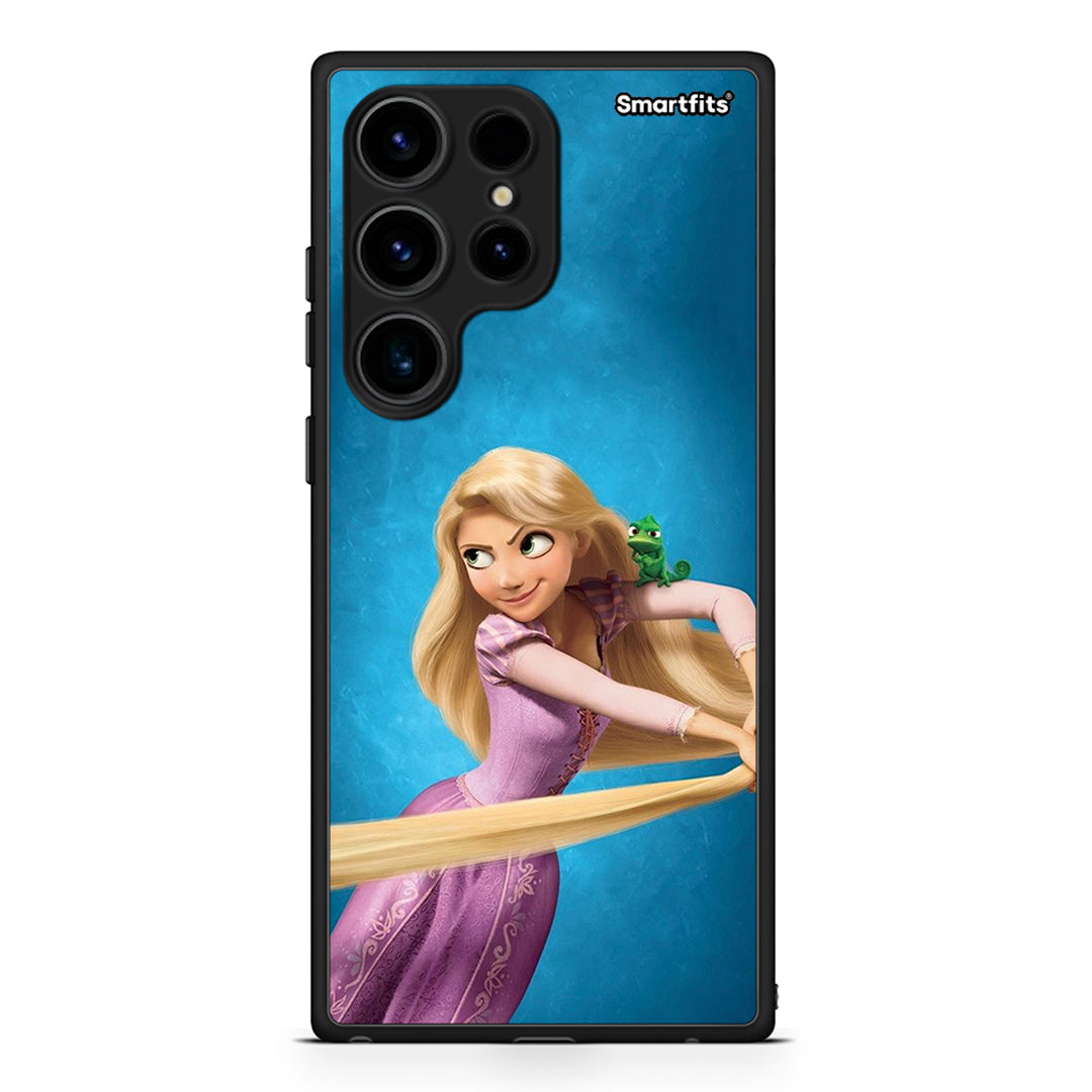 Θήκη Samsung Galaxy S24 Ultra Tangled 2 από τη Smartfits με σχέδιο στο πίσω μέρος και μαύρο περίβλημα | Samsung Galaxy S24 Ultra Tangled 2 Case with Colorful Back and Black Bezels