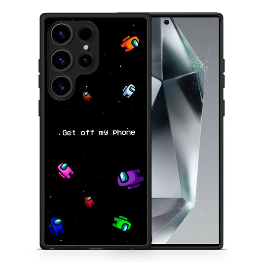 Θήκη Samsung Galaxy S24 Ultra Text AFK από τη Smartfits με σχέδιο στο πίσω μέρος και μαύρο περίβλημα | Samsung Galaxy S24 Ultra Text AFK Case with Colorful Back and Black Bezels