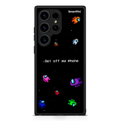 Θήκη Samsung Galaxy S24 Ultra Text AFK από τη Smartfits με σχέδιο στο πίσω μέρος και μαύρο περίβλημα | Samsung Galaxy S24 Ultra Text AFK Case with Colorful Back and Black Bezels
