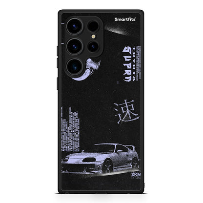 Θήκη Samsung Galaxy S24 Ultra Tokyo Drift από τη Smartfits με σχέδιο στο πίσω μέρος και μαύρο περίβλημα | Samsung Galaxy S24 Ultra Tokyo Drift Case with Colorful Back and Black Bezels