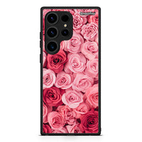Thumbnail for Θήκη Samsung Galaxy S24 Ultra Valentine RoseGarden από τη Smartfits με σχέδιο στο πίσω μέρος και μαύρο περίβλημα | Samsung Galaxy S24 Ultra Valentine RoseGarden Case with Colorful Back and Black Bezels
