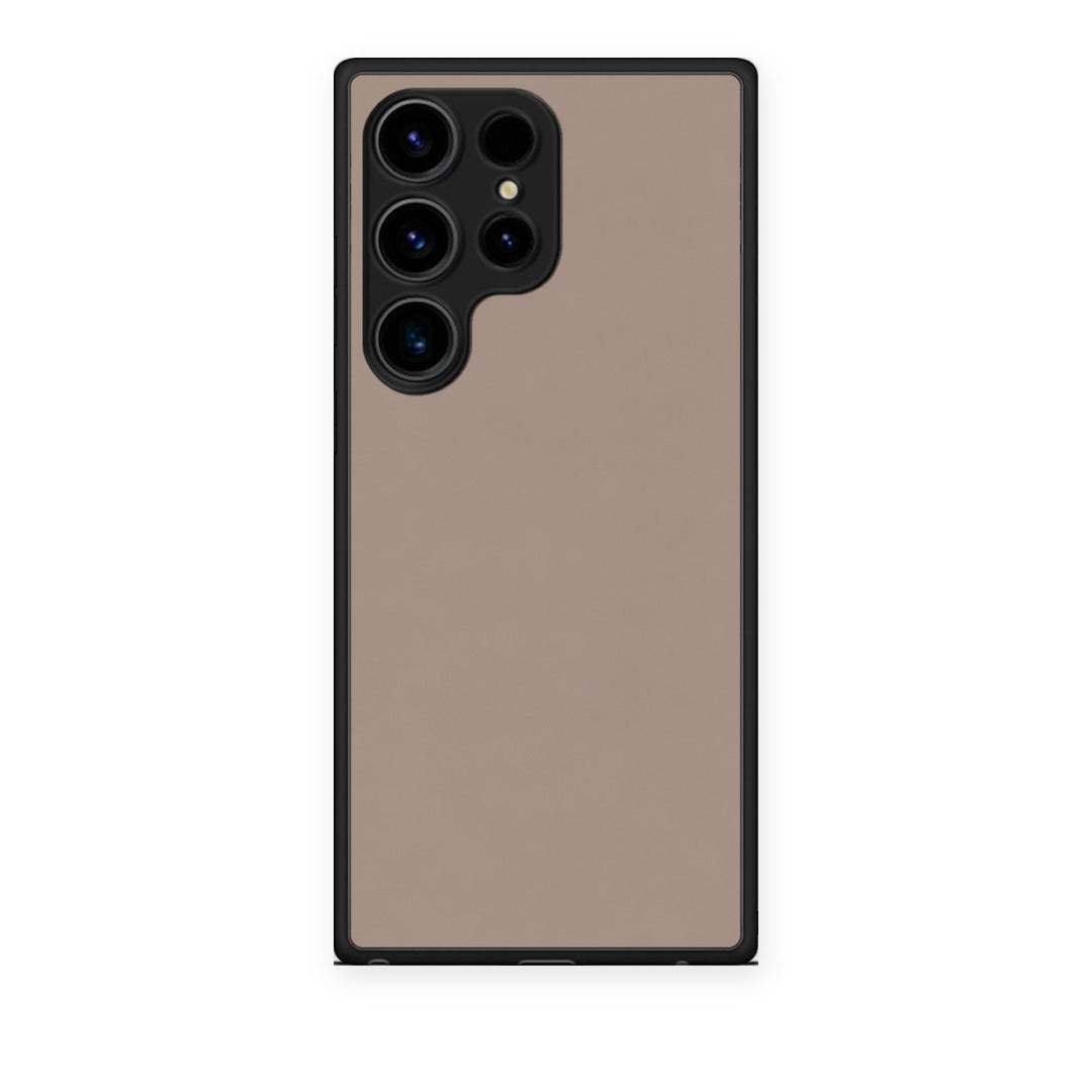 Θήκη Samsung Galaxy S24 Ultra Warm Taupe από τη Smartfits με σχέδιο στο πίσω μέρος και μαύρο περίβλημα | Samsung Galaxy S24 Ultra Warm Taupe case with colorful back and black bezels