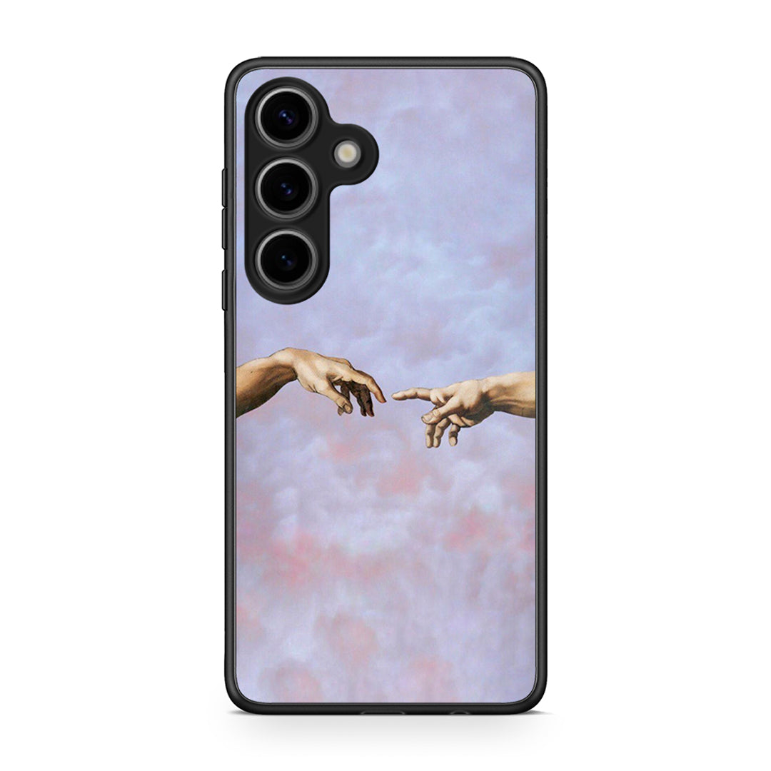 Samsung Galaxy S25 Adam Hand θήκη από τη Smartfits με σχέδιο στο πίσω μέρος και μαύρο περίβλημα | Smartphone case with colorful back and black bezels by Smartfits