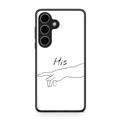 Samsung Galaxy S25 Aeshetic Love 2 Θήκη Αγίου Βαλεντίνου από τη Smartfits με σχέδιο στο πίσω μέρος και μαύρο περίβλημα | Smartphone case with colorful back and black bezels by Smartfits