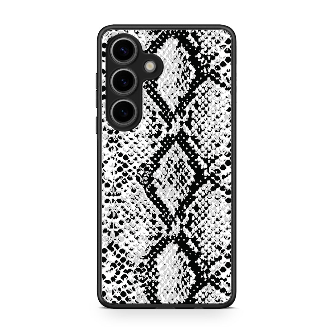 24 - Samsung Galaxy S25 White Snake Animal case, cover, bumper