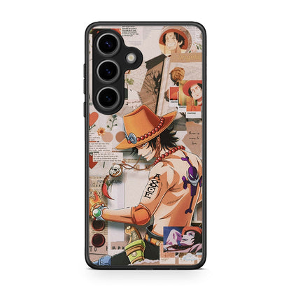 Samsung Galaxy S25 Anime Collage θήκη από τη Smartfits με σχέδιο στο πίσω μέρος και μαύρο περίβλημα | Smartphone case with colorful back and black bezels by Smartfits