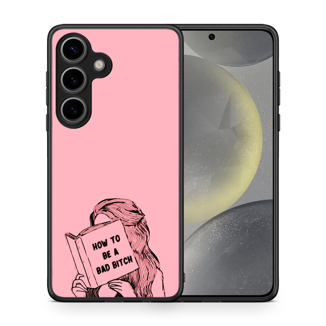 Θήκη Samsung Galaxy S25 Bad Bitch από τη Smartfits με σχέδιο στο πίσω μέρος και μαύρο περίβλημα | Samsung Galaxy S25 Bad Bitch case with colorful back and black bezels
