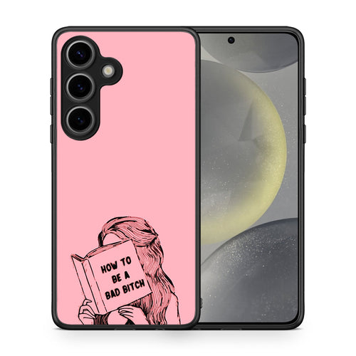 Θήκη Samsung Galaxy S25 Bad Bitch από τη Smartfits με σχέδιο στο πίσω μέρος και μαύρο περίβλημα | Samsung Galaxy S25 Bad Bitch case with colorful back and black bezels