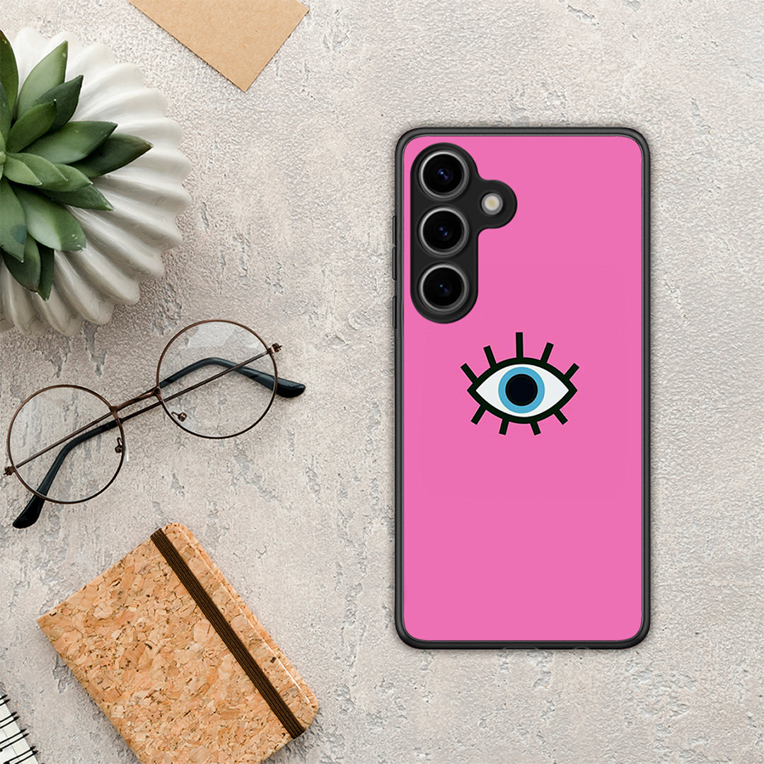 Blue Eye Pink - Samsung Galaxy S25 θήκη
