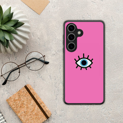 Blue Eye Pink - Samsung Galaxy S25 θήκη