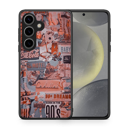 Θήκη Samsung Galaxy S25 Born In 90s από τη Smartfits με σχέδιο στο πίσω μέρος και μαύρο περίβλημα | Samsung Galaxy S25 Born In 90s case with colorful back and black bezels