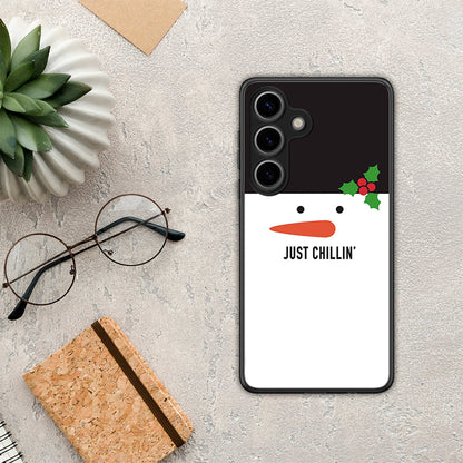 Christmas Chillin - Samsung Galaxy S25 θήκη