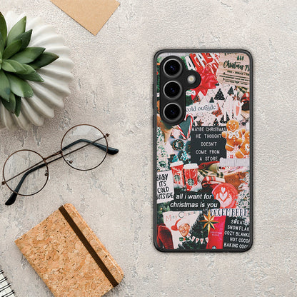 Christmas Happiness - Samsung Galaxy S25 θήκη