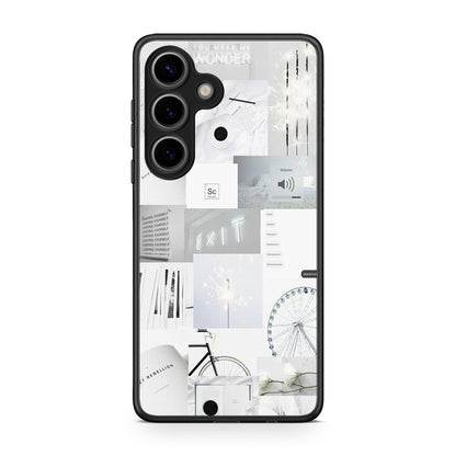 Samsung Galaxy S25 Collage Make Me Wonder Θήκη Αγίου Βαλεντίνου από τη Smartfits με σχέδιο στο πίσω μέρος και μαύρο περίβλημα | Smartphone case with colorful back and black bezels by Smartfits