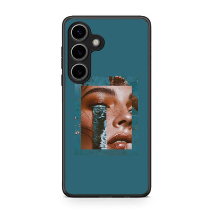 Samsung Galaxy S25 Cry An Ocean θήκη από τη Smartfits με σχέδιο στο πίσω μέρος και μαύρο περίβλημα | Smartphone case with colorful back and black bezels by Smartfits