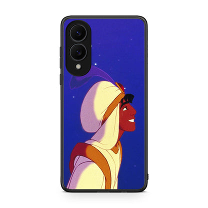 Samsung Galaxy S25 Edge 5G Alladin And Jasmine Love 1 θήκη από τη Smartfits με σχέδιο στο πίσω μέρος και μαύρο περίβλημα | Smartphone case with colorful back and black bezels by Smartfits