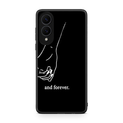 Samsung Galaxy S25 Edge 5G Always & Forever 2 Θήκη Αγίου Βαλεντίνου από τη Smartfits με σχέδιο στο πίσω μέρος και μαύρο περίβλημα | Smartphone case with colorful back and black bezels by Smartfits
