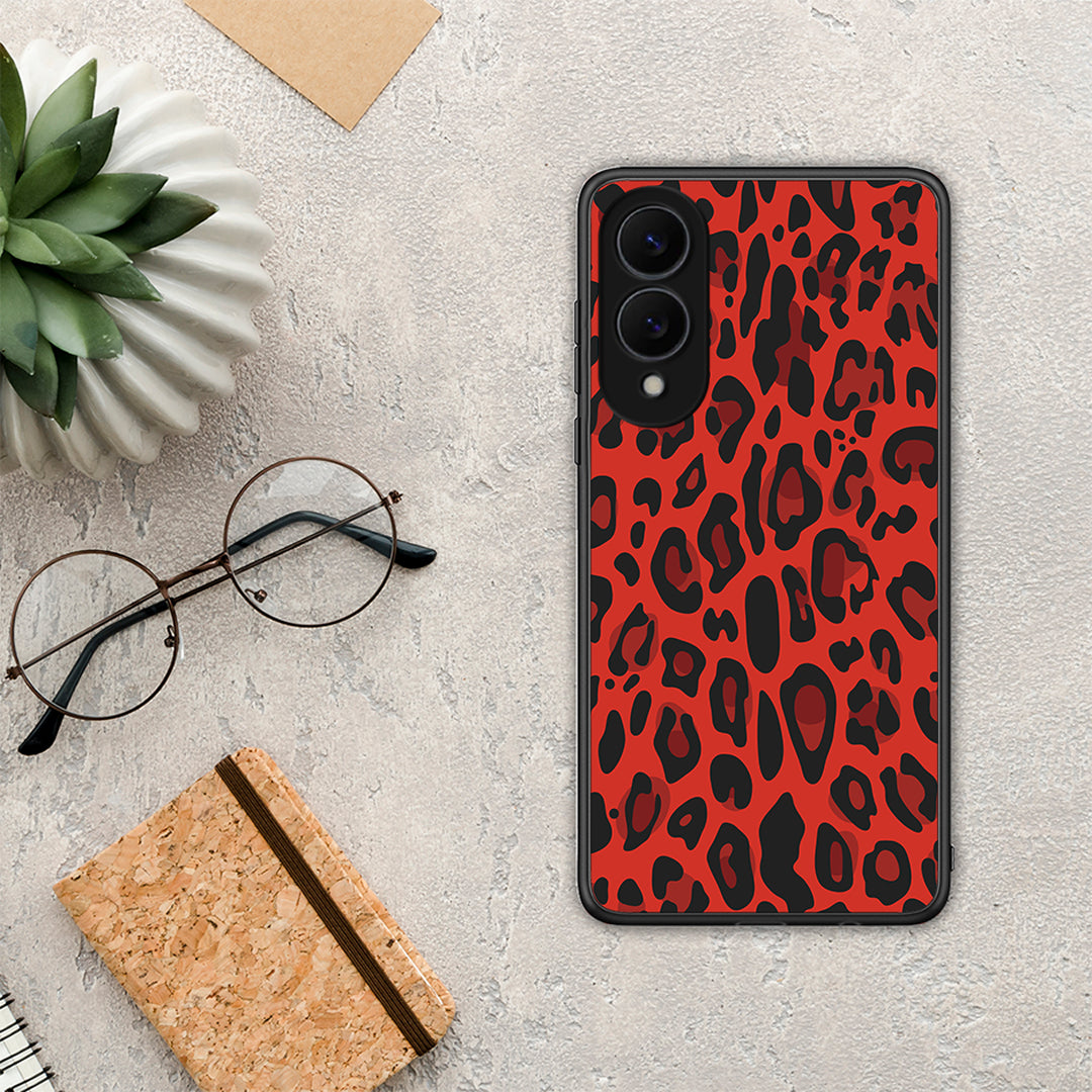 Animal Red Leopard - Samsung Galaxy S25 Edge 5G θήκη