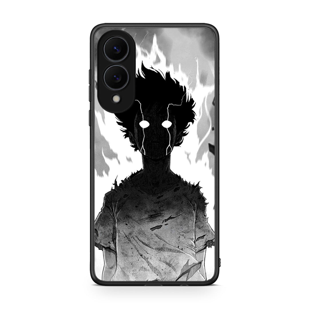 Samsung Galaxy S25 Edge 5G Anime Boy Θήκη από τη Smartfits με σχέδιο στο πίσω μέρος και μαύρο περίβλημα | Smartphone case with colorful back and black bezels by Smartfits
