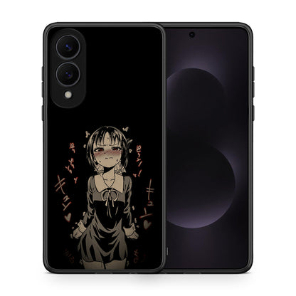 Θήκη Samsung Galaxy S25 Edge 5G Anime Girl από τη Smartfits με σχέδιο στο πίσω μέρος και μαύρο περίβλημα | Samsung Galaxy S25 Edge 5G Anime Girl case with colorful back and black bezels