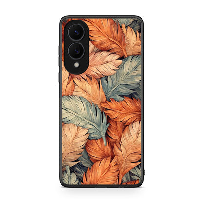Samsung Galaxy S25 Edge 5G Autumn Leaves Θήκη από τη Smartfits με σχέδιο στο πίσω μέρος και μαύρο περίβλημα | Smartphone case with colorful back and black bezels by Smartfits