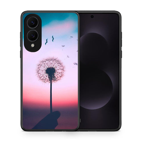 Θήκη Samsung Galaxy S25 Edge 5G Wish Boho από τη Smartfits με σχέδιο στο πίσω μέρος και μαύρο περίβλημα | Samsung Galaxy S25 Edge 5G Wish Boho case with colorful back and black bezels