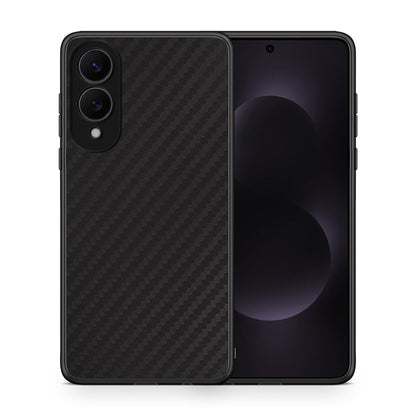 Θήκη Samsung Galaxy S25 Edge 5G Carbon Black από τη Smartfits με σχέδιο στο πίσω μέρος και μαύρο περίβλημα | Samsung Galaxy S25 Edge 5G Carbon Black case with colorful back and black bezels