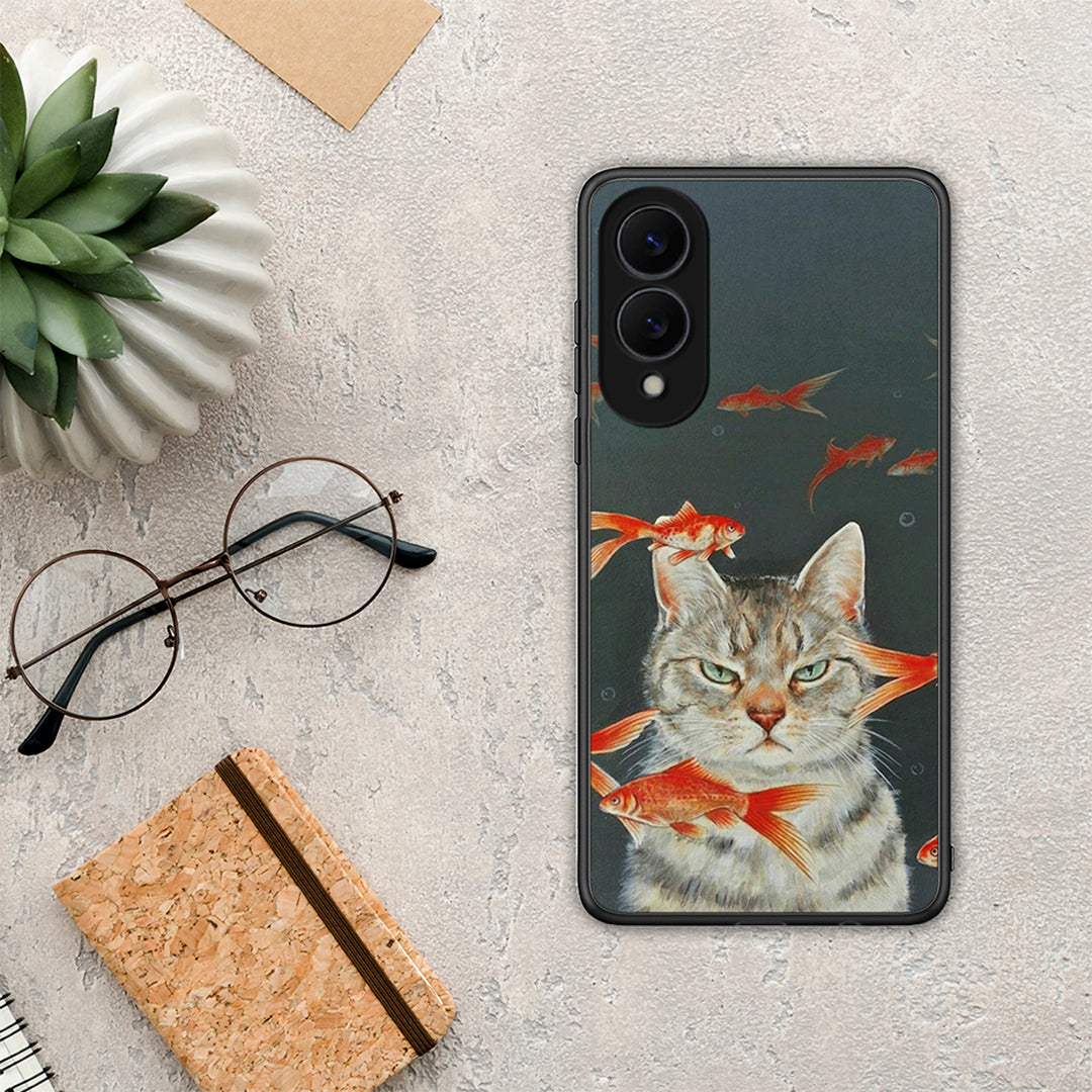 Cat Goldfish - Samsung Galaxy S25 Edge 5G θήκη