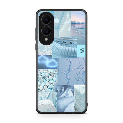 Samsung Galaxy S25 Edge 5G Ciel Aesthetic Collage θήκη από τη Smartfits με σχέδιο στο πίσω μέρος και μαύρο περίβλημα | Smartphone case with colorful back and black bezels by Smartfits