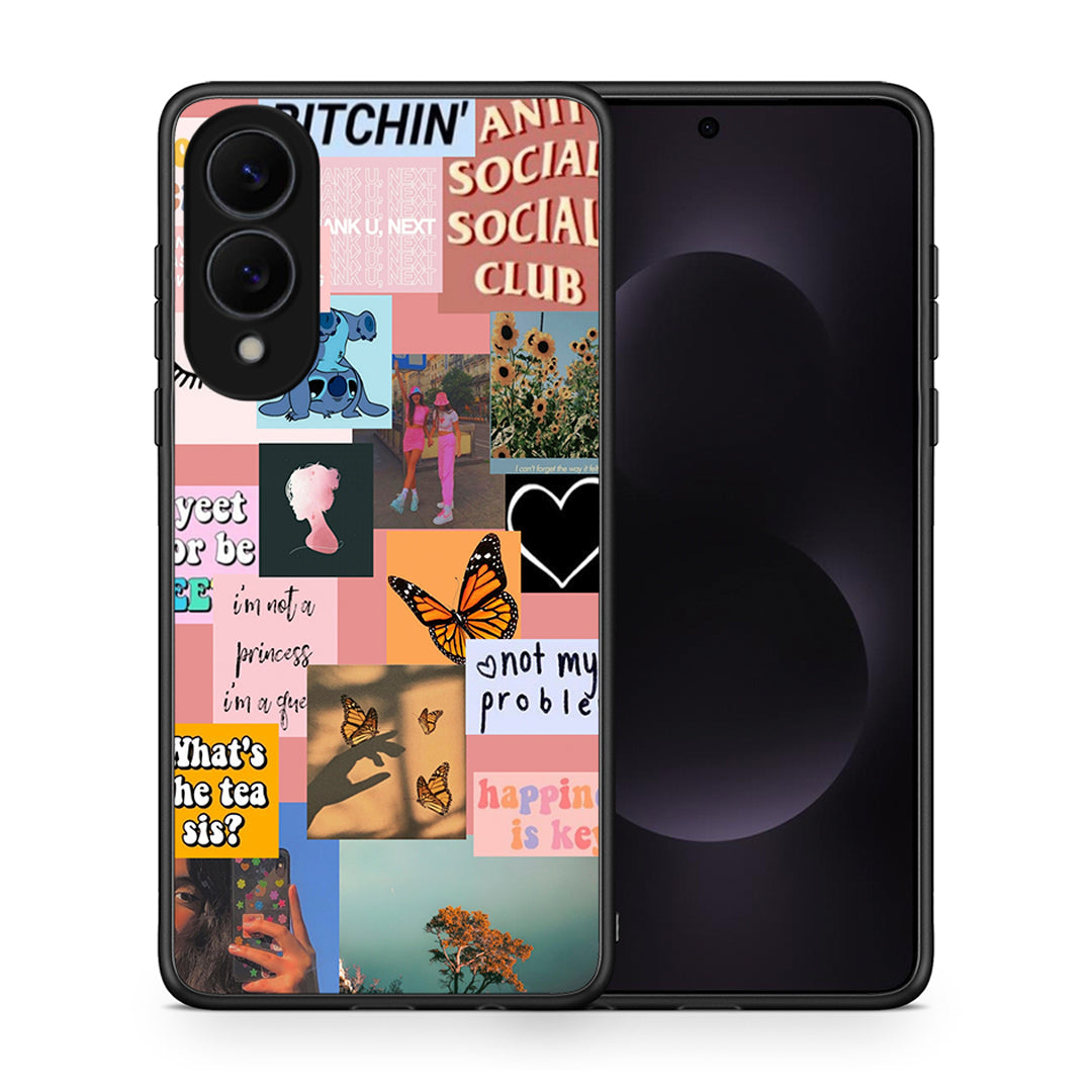 Collage Bitchin - Samsung Galaxy S25 Edge 5G θήκη