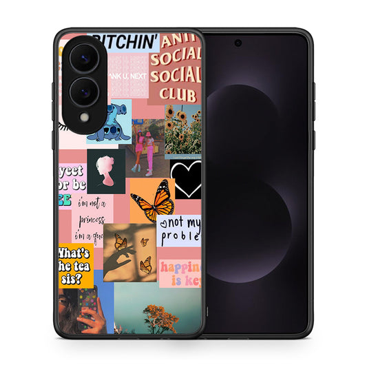 Collage Bitchin - Samsung Galaxy S25 Edge 5G θήκη