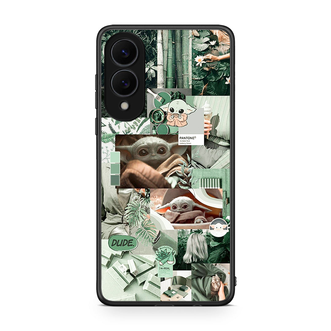 Samsung Galaxy S25 Edge 5G Collage Dude Θήκη Αγίου Βαλεντίνου από τη Smartfits με σχέδιο στο πίσω μέρος και μαύρο περίβλημα | Smartphone case with colorful back and black bezels by Smartfits