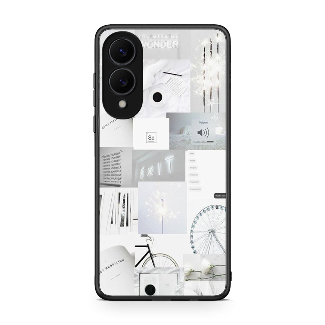 Samsung Galaxy S25 Edge 5G Collage Make Me Wonder Θήκη Αγίου Βαλεντίνου από τη Smartfits με σχέδιο στο πίσω μέρος και μαύρο περίβλημα | Smartphone case with colorful back and black bezels by Smartfits