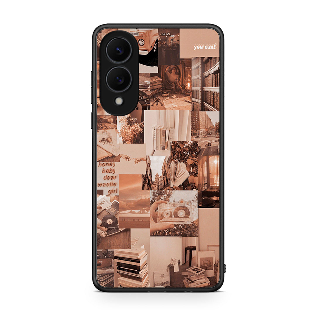 Samsung Galaxy S25 Edge 5G Collage You Can Θήκη Αγίου Βαλεντίνου από τη Smartfits με σχέδιο στο πίσω μέρος και μαύρο περίβλημα | Smartphone case with colorful back and black bezels by Smartfits