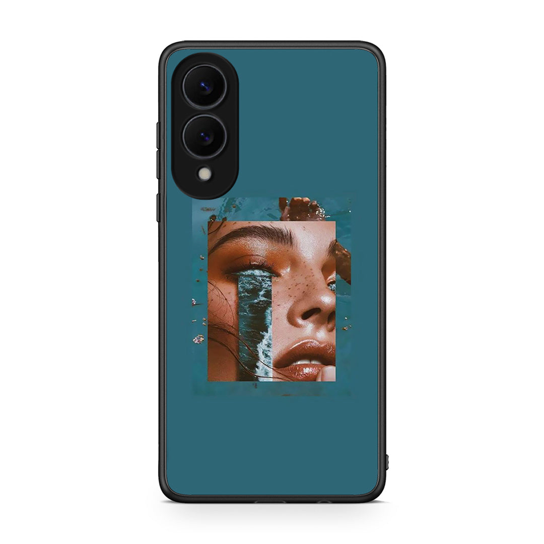 Samsung Galaxy S25 Edge 5G Cry An Ocean θήκη από τη Smartfits με σχέδιο στο πίσω μέρος και μαύρο περίβλημα | Smartphone case with colorful back and black bezels by Smartfits