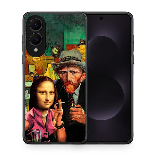 Θήκη Samsung Galaxy S25 Edge 5G Funny Art από τη Smartfits με σχέδιο στο πίσω μέρος και μαύρο περίβλημα | Samsung Galaxy S25 Edge 5G Funny Art case with colorful back and black bezels