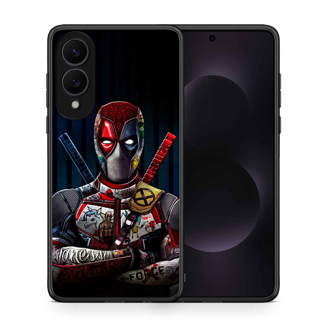 Θήκη Samsung Galaxy S25 Edge 5G Funny Guy από τη Smartfits με σχέδιο στο πίσω μέρος και μαύρο περίβλημα | Samsung Galaxy S25 Edge 5G Funny Guy case with colorful back and black bezels