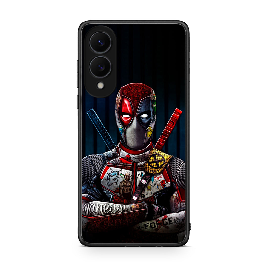 Samsung Galaxy S25 Edge 5G Funny Guy θήκη από τη Smartfits με σχέδιο στο πίσω μέρος και μαύρο περίβλημα | Smartphone case with colorful back and black bezels by Smartfits