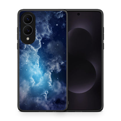 Θήκη Samsung Galaxy S25 Edge 5G Blue Sky Galaxy από τη Smartfits με σχέδιο στο πίσω μέρος και μαύρο περίβλημα | Samsung Galaxy S25 Edge 5G Blue Sky Galaxy case with colorful back and black bezels