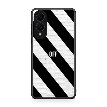 Samsung Galaxy S25 Edge 5G Get Off θήκη από τη Smartfits με σχέδιο στο πίσω μέρος και μαύρο περίβλημα | Smartphone case with colorful back and black bezels by Smartfits