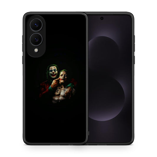 Θήκη Samsung Galaxy S25 Edge 5G Clown Hero από τη Smartfits με σχέδιο στο πίσω μέρος και μαύρο περίβλημα | Samsung Galaxy S25 Edge 5G Clown Hero case with colorful back and black bezels