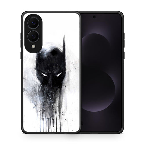 Θήκη Samsung Galaxy S25 Edge 5G Paint Bat Hero από τη Smartfits με σχέδιο στο πίσω μέρος και μαύρο περίβλημα | Samsung Galaxy S25 Edge 5G Paint Bat Hero case with colorful back and black bezels