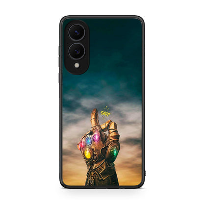 Samsung Galaxy S25 Edge 5G Infinity Snap θήκη από τη Smartfits με σχέδιο στο πίσω μέρος και μαύρο περίβλημα | Smartphone case with colorful back and black bezels by Smartfits